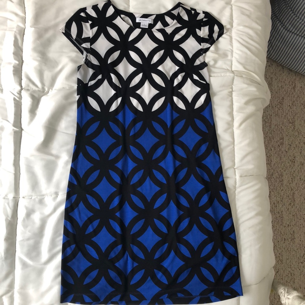 Liz Claiborne cap sleeve career dress size L